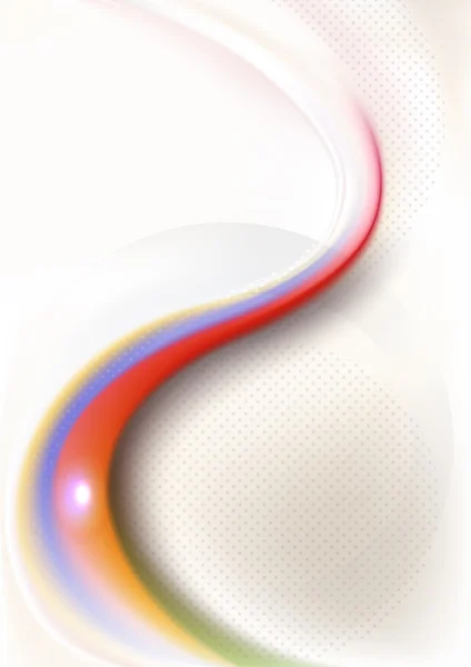 Graceful blue and red wave on white mesh background — 图库矢量图片